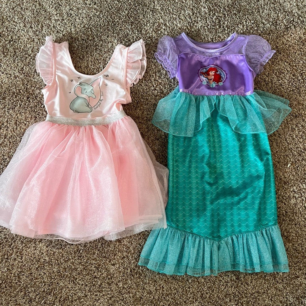 Disney Princess lot size 4t and 5t. Great quality. So sweet.